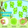 Seenelling 200 Pack Mini Frog Figurines Mini Animals Figures to