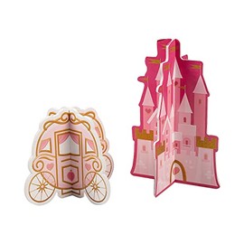 Pink Princess Party Centerpieces, 2 Pieces
