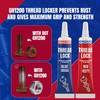 GH1200-6gx2 Pack Thread Lock Medium and Strong Strength for Nuts,