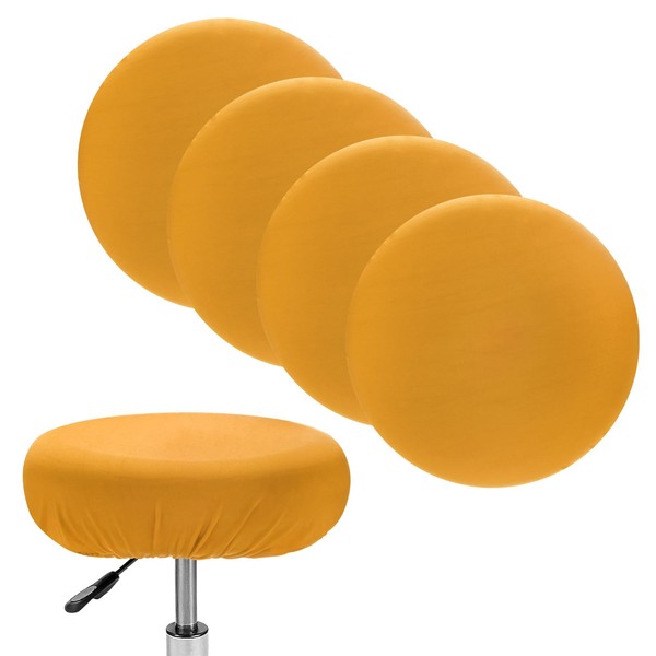 M METERXITY 4-Pack Bar Stool Covers Round, for 12-15 Inch