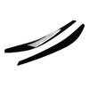 Black Headlight Eye Lid Cover Styling Trim Eyebrows Decoration Replacement