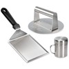 HULISEN Smashed Burger Kit, Stainless Steel Burger Press, Grill Spatula