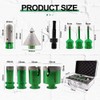 KURSTOL Diamond Core Drill Bits Kit - 7pcs 6/6/6/20/25/35/50mm+1pc 2"