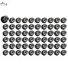 Unbranded 60x Black Cut Engine Bolt Cover Cap For Harley