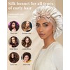 AWAYTR Silk Bonnet for Sleeping Women 100% Mulberry Silk Bonnet