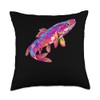 Kuhli Loach Pop Art Throw Pillow
