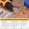 PATIKIL 0.3mm Micro Drill Bits 1/8" Shank Tungsten Carbide Steel