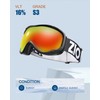 ZIONOR Lagopus Ski Snowboard Goggles UV Protection Anti fog Snow