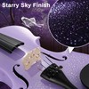 Poseidon Acoustic Violin for Beginner, Full Size Violin Set for