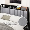 VECELO Bed Frame Full Size with Headboard, Upholstered Platform Bedframe,