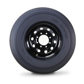 WINDA FC Trailer Tire Wheel Assembly ST235/80R16 10-Ply E 124L 8 Lug on 6.5" PCD Black Mod Rim