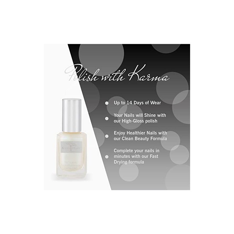 Karma Organic Esmalte de uñas natural, no tóxico, vegano y