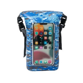 geckobrands Waterproof Phone Tote with 2L Dry Bag and Adjustable Strap – Protect Your Phone and Valuables While on the Go