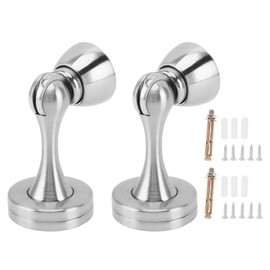 2Pcs Door Stopper Thickened Zinc Alloy Easy Installation Strong Magnetic Door Stop Door Holder for Bedroom Office Living Room