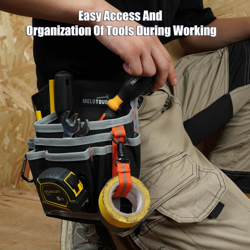 Small Tool Pouch for Tool Belt,Electrician Tool Pouch,Tool Pouch Tool