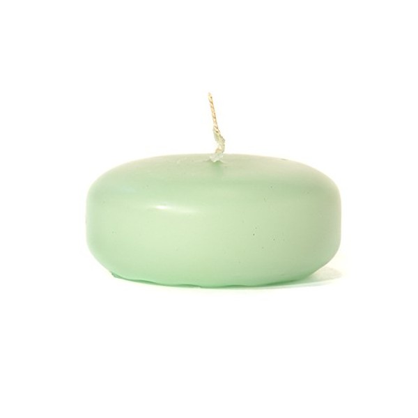Mint Green Floating Candles Small Disk for Wedding/Dinner, Holiday Event,