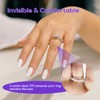 Yaogniy 12-Pack Ring Sizer for Loose Rings, 4 Sizes Invisible
