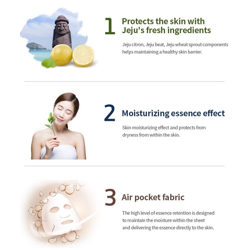 SNP Shining Nature Purity Green Tea Mask Jeju
