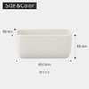 Marna Magnetic Bathroom Trinket Box (White) Stick to Bathroom Wall