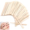 Lotbun 200 x Simple Wooden Spatulas for Eyebrows, Pack of