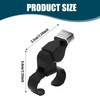 2 Pcs Netball Whistle Handheld Whistle, Black Plastic Finger Grip