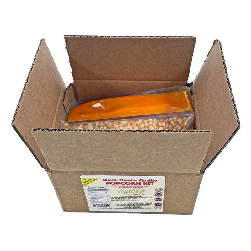 Home Theater All in One Popcorn Kit For 8 oz.