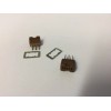 2H5 CINCH JONES 5 PIN CONNECTOR  2 PCS  NOS
