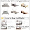 HONEY JOY Bed Rail for Toddlers, 57-in Extra Long, Portable