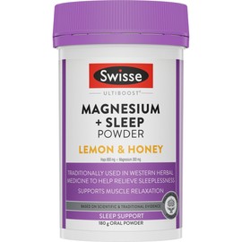 Swisse Ultiboost Magnesium + Sleep Powder Lemon & Honey 180g
