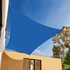 E&K Sunrise 12' x 12' Blue Sun Shade Sail Square