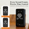 Digital Hourglass Timer, Magnetic Visual Focus Timers with Adjustable Alarm