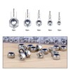230 Pcs A2-70 Nylon Lock Nuts Assortment Kit, Stainless Steel