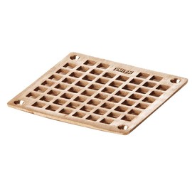 Floor Drain Grate, Square, 5-9/16In