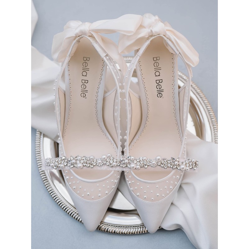 La Gartier Garters - The Venus Pearl Sparkle Crystal Jeweled