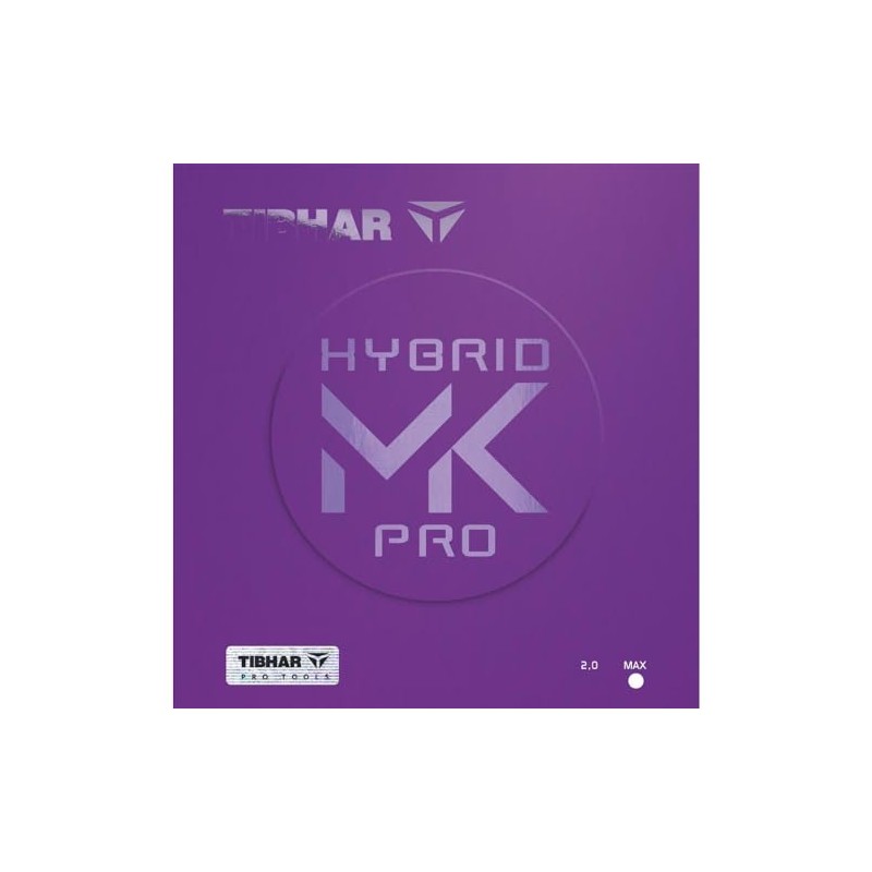 TIBHAR Table Tennis Rubber Hybrid MK PRO (2.0 Red)