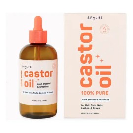 Aceite De Ricino Spalife 100 Puro Pestañas Y Cabello 250 Ml                                                                                           