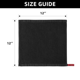 SFTXEY 100% Cotton Kitchen Dish Cloths, 10-Pack Waffle Weave Dish Towels, Ultra Soft Absorbent Quick Drying for Kitchen Towels Set Dish Rags, 12x12 Inches(Black)