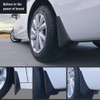 Pezmenn Mud Flaps Splash Guards for Toyota Highlander 2011-2013 Front