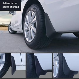 Pezmenn Mud Flaps Splash Guards for Toyota Highlander 2011-2013 Front and Rear 1 Set Mud Guards