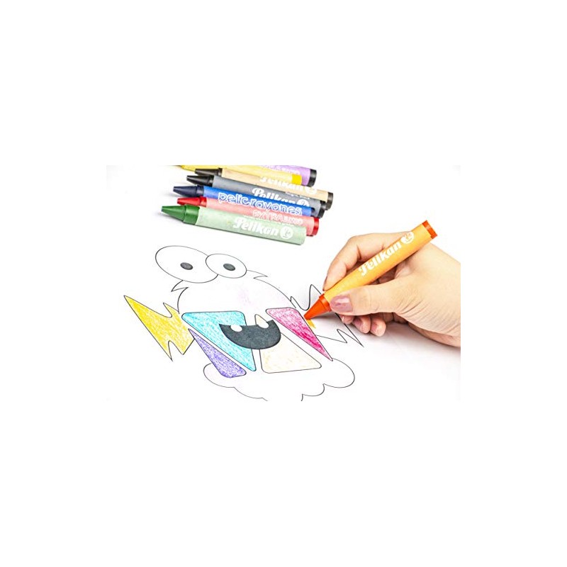 Pelikan Crayones Regulares con 12 Piezas