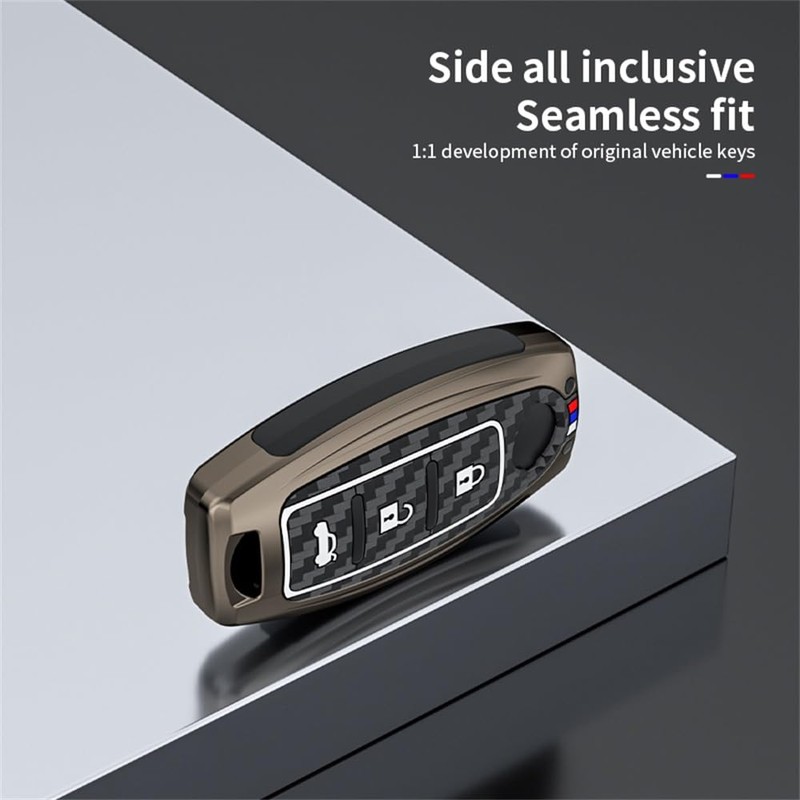 ontto 3-Button Luminous Key Shell Fit for Nissan Key Fob