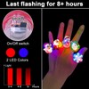 Dealot 50 Pack Light Up Rings Christmas Party Favors for
