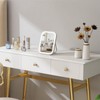 Bearolve Vanity Mirror with Lights, 8"×6" LED Makeup Mirror Built-in
