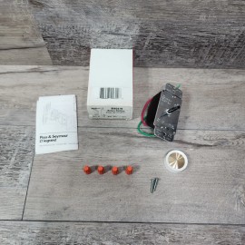 Pass & Seymour 90603-W White Rotary Dimmer Switch Push ON/OFF 3-Way 600W