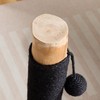 Kicari 29" Tall Solid Wood Cat Scratching Post for Indoor