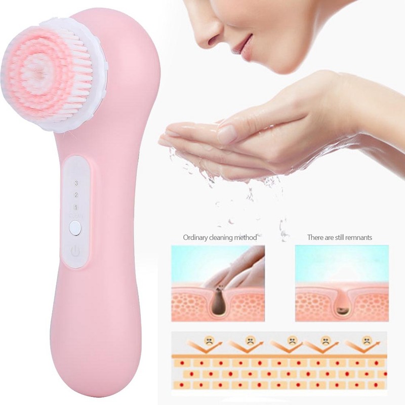 Electric Face Cleansing Brush Household Skin Pore Deep Cleaner Massage