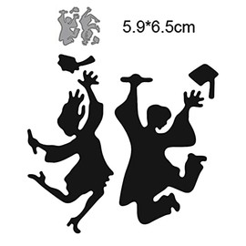 Graduation Metal Cutting Dies Graduates Die Cuts for DIY Scrapbooking Photo Album Paper Crafting Card Making Decorative