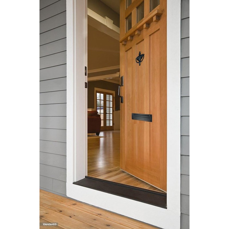 QCAA Solid Brass Mail Slot, with Solid Brass Interior Back