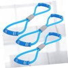 KOMBIUDA Flat Latex Resistance Bands Set Shape Exercise Bands for