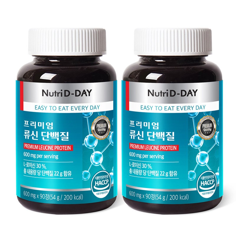 Nutri-D-Day Premium Leucine Protein 2 Bottles, Total 6-month Supply /
